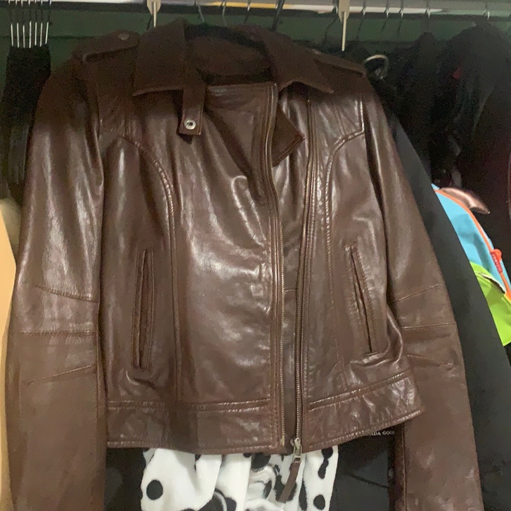 Leather jacket